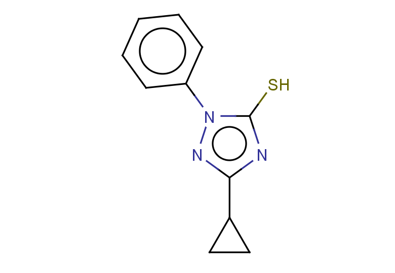 3-cyclopropyl-1-phenyl-1H-1,2,4-triazole-5-thiol