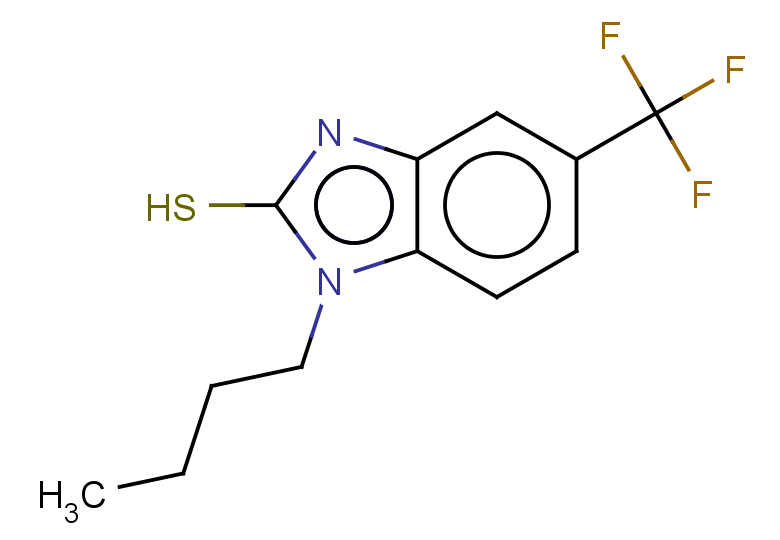 1-butyl-5-(trifluoromethyl)-1H-1,3-benzodiazole-2-thiol