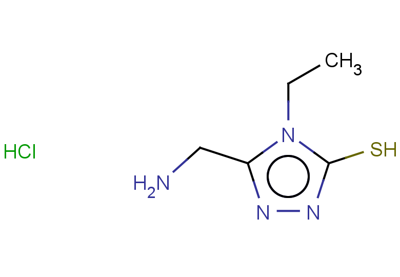5-(aminomethyl)-4-ethyl-4H-1,2,4-triazole-3-thiol hydrochloride