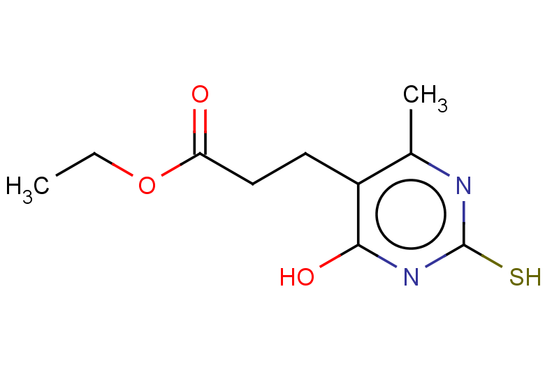 ethyl 3-(4-hydroxy-6-methyl-2-sulfanylpyrimidin-5-yl)propanoate