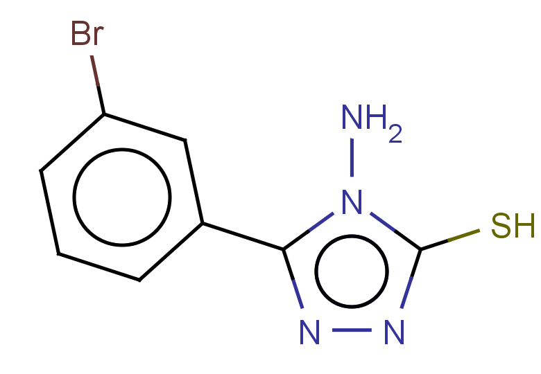 4-amino-5-(3-bromophenyl)-4H-1,2,4-triazole-3-thiol