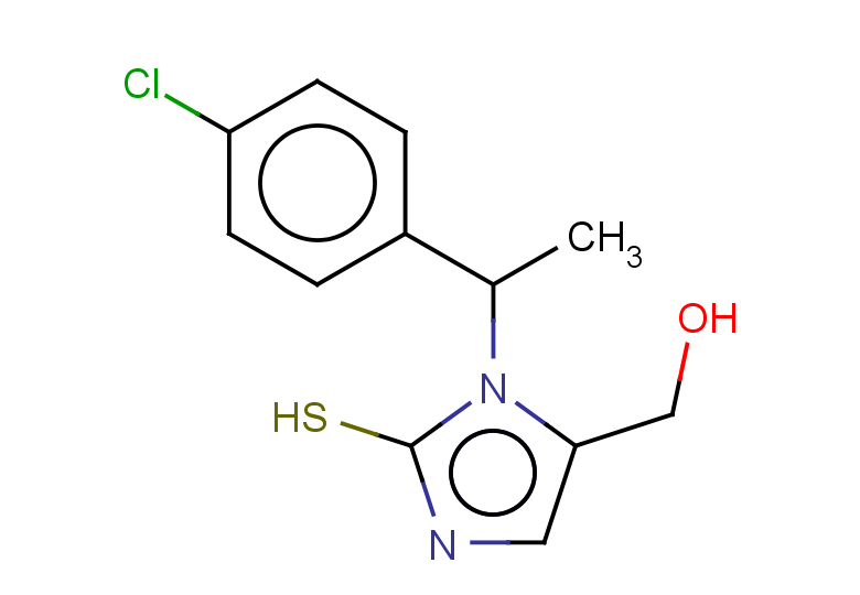 {1-[1-(4-chlorophenyl)ethyl]-2-sulfanyl-1H-imidazol-5-yl}methanol