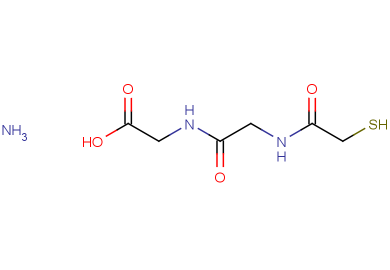 2-[2-(2-sulfanylacetamido)acetamido]acetic acid amine