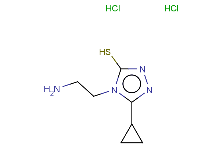 4-(2-aminoethyl)-5-cyclopropyl-4H-1,2,4-triazole-3-thiol dihydrochloride