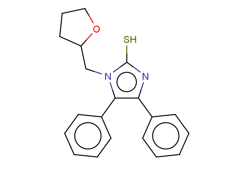 1-(oxolan-2-ylmethyl)-4,5-diphenyl-1H-imidazole-2-thiol