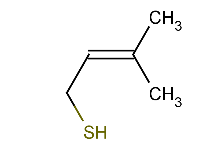 3-methylbut-2-ene-1-thiol