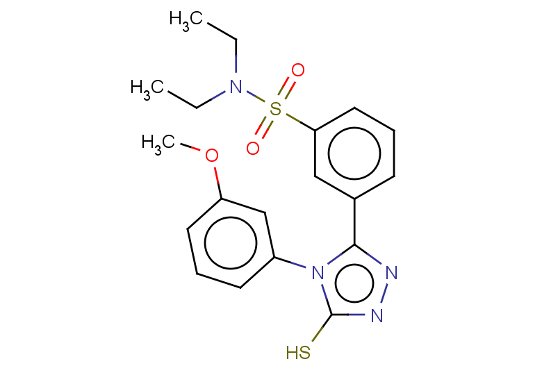 N,N-diethyl-3-[4-(3-methoxyphenyl)-5-sulfanyl-4H-1,2,4-triazol-3-yl]benzene-1-sulfonamide