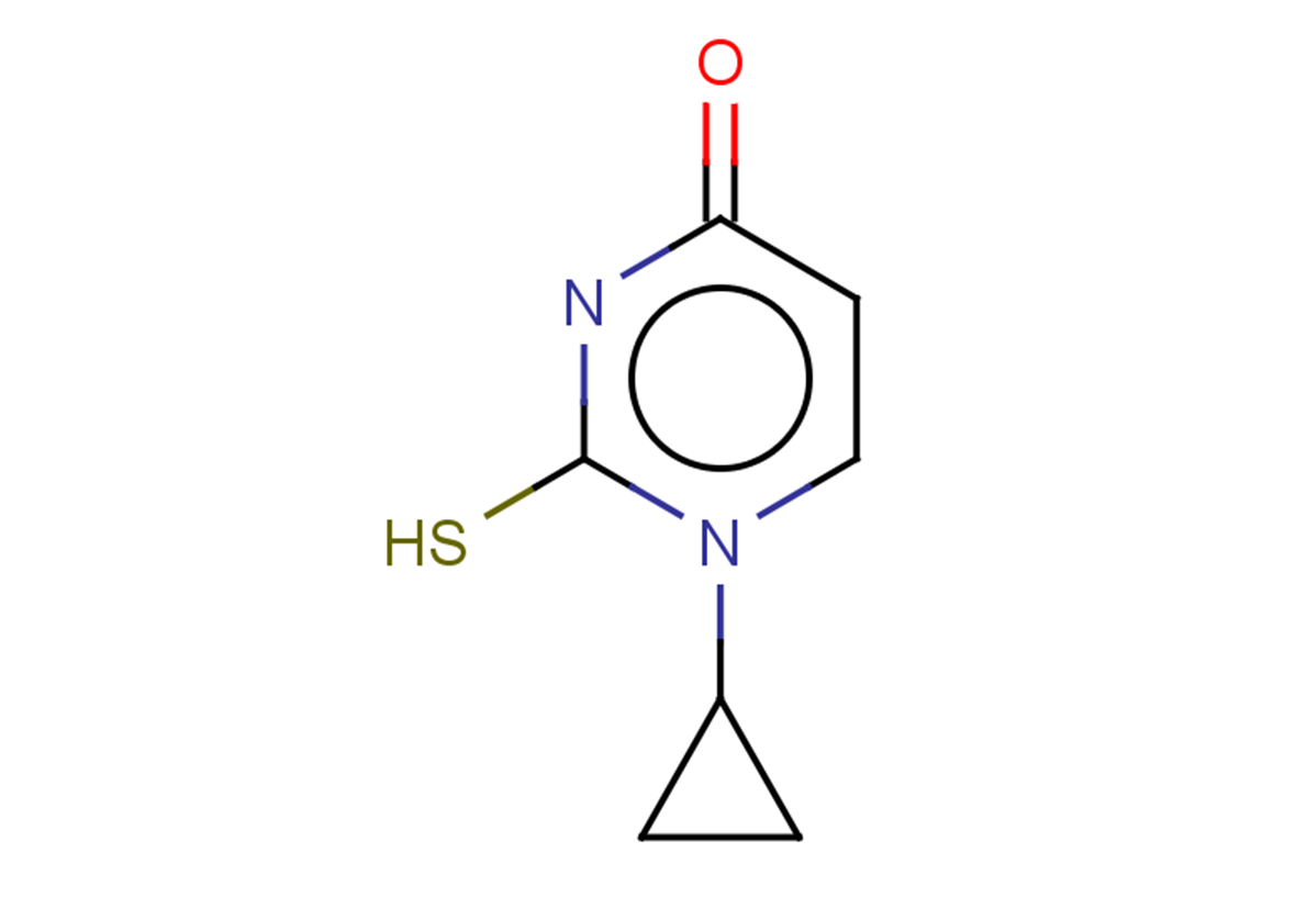 1-cyclopropyl-2-sulfanyl-1,4-dihydropyrimidin-4-one