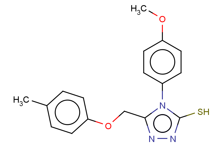 4-(4-methoxyphenyl)-5-(4-methylphenoxymethyl)-4H-1,2,4-triazole-3-thiol