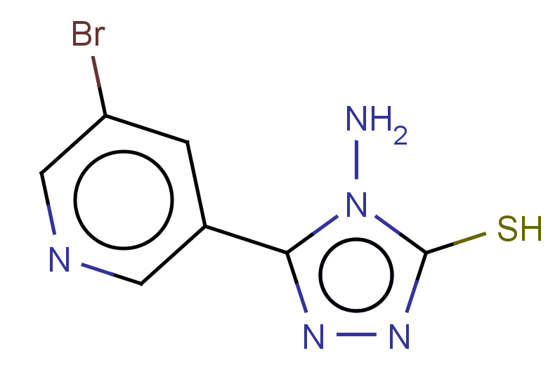 4-amino-5-(5-bromopyridin-3-yl)-4H-1,2,4-triazole-3-thiol