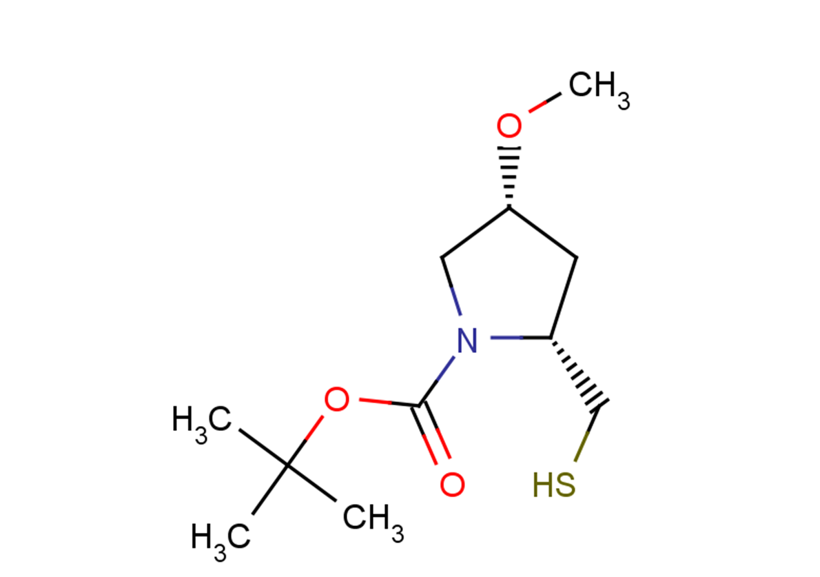 tert-butyl (2R,4R)-4-methoxy-2-(sulfanylmethyl)pyrrolidine-1-carboxylate