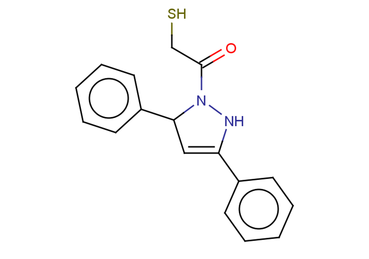 1-(3,5-diphenyl-2,5-dihydro-1H-pyrazol-1-yl)-2-sulfanylethan-1-one