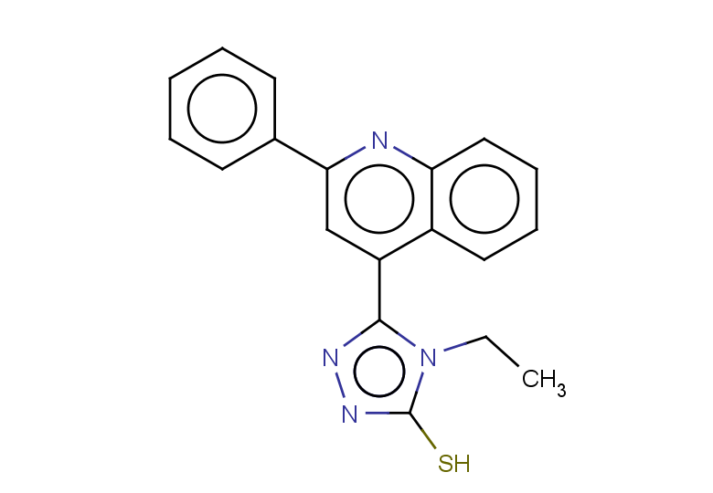 4-ethyl-5-(2-phenylquinolin-4-yl)-4H-1,2,4-triazole-3-thiol