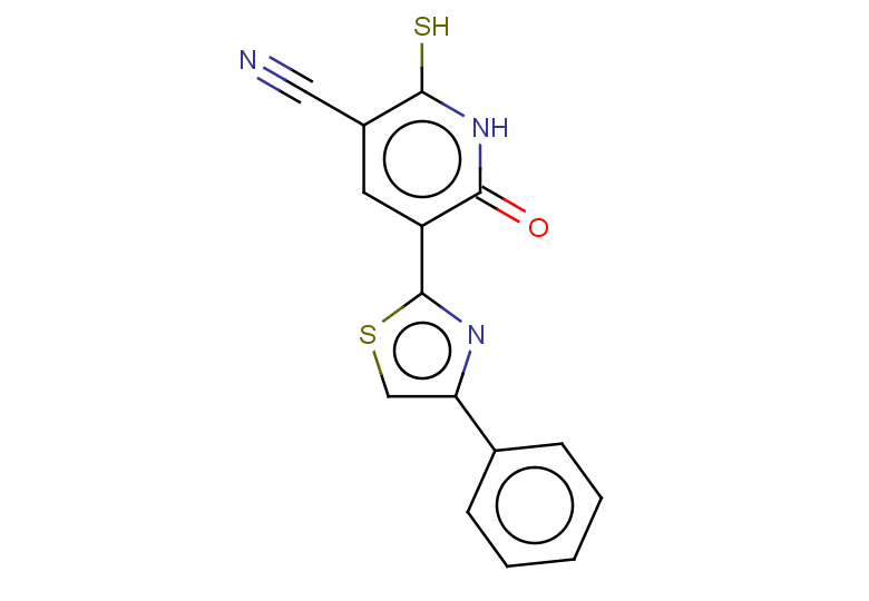 6-oxo-5-(4-phenyl-1,3-thiazol-2-yl)-2-sulfanyl-1,6-dihydropyridine-3-carbonitrile