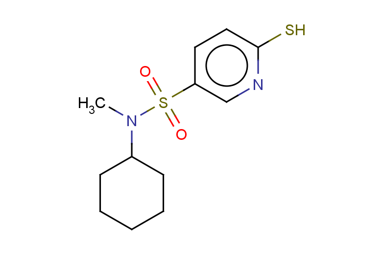 N-cyclohexyl-N-methyl-6-sulfanylpyridine-3-sulfonamide