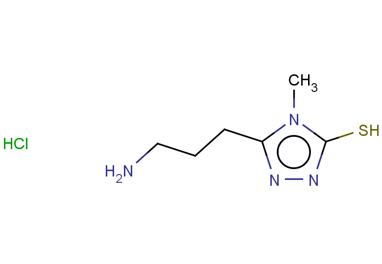 5-(3-aminopropyl)-4-methyl-4H-1,2,4-triazole-3-thiol hydrochloride