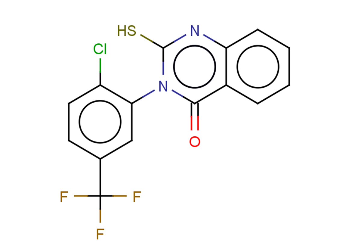 3-[2-chloro-5-(trifluoromethyl)phenyl]-2-sulfanyl-3,4-dihydroquinazolin-4-one