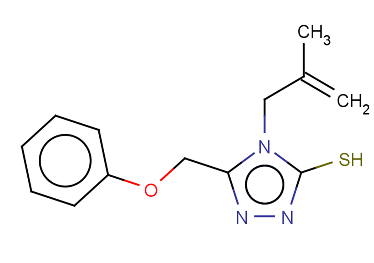 4-(2-methylprop-2-en-1-yl)-5-(phenoxymethyl)-4H-1,2,4-triazole-3-thiol