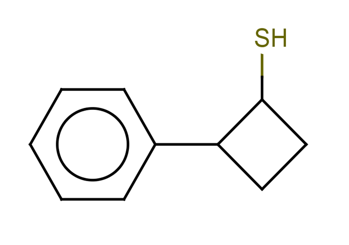 2-phenylcyclobutane-1-thiol, Mixture of diastereomers