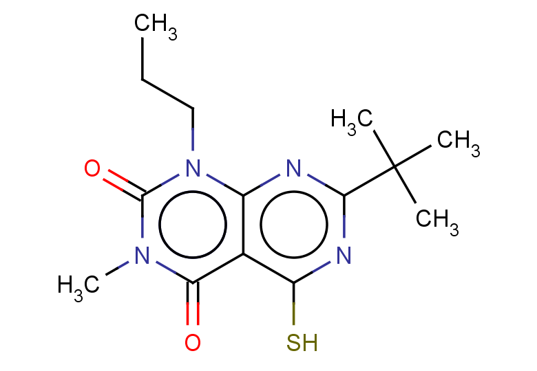 7-tert-butyl-3-methyl-1-propyl-5-sulfanyl-1H,2H,3H,4H-[1,3]diazino[4,5-d]pyrimidine-2,4-dione
