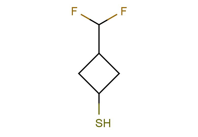 3-(difluoromethyl)cyclobutane-1-thiol, Mixture of diastereomers