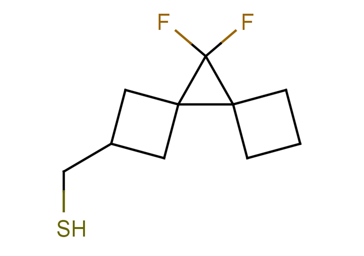 {9,9-difluorodispiro[3.0.3^{5}.1^{4}]nonan-2-yl}methanethiol, Mixture of diastereomers