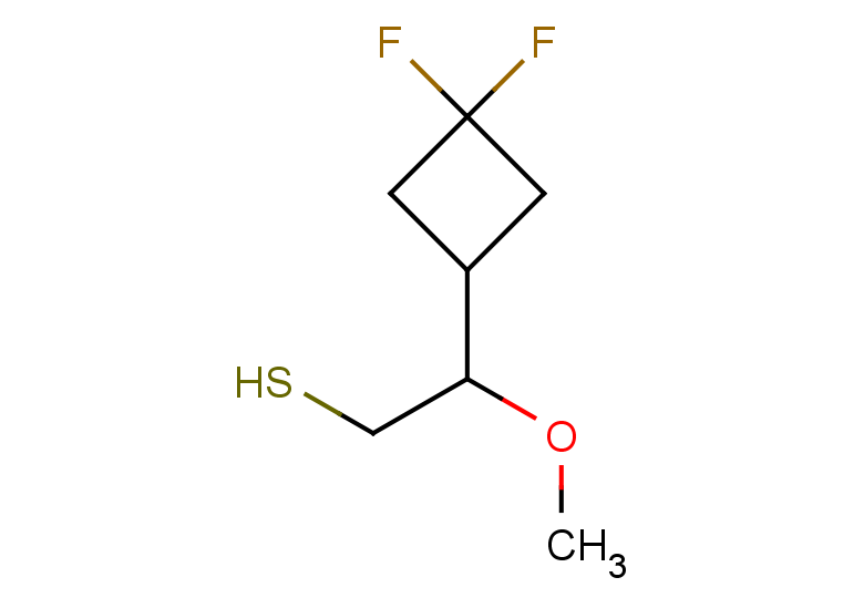 2-(3,3-difluorocyclobutyl)-2-methoxyethane-1-thiol