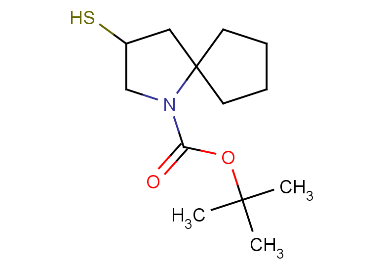 tert-butyl 3-sulfanyl-1-azaspiro[4.4]nonane-1-carboxylate