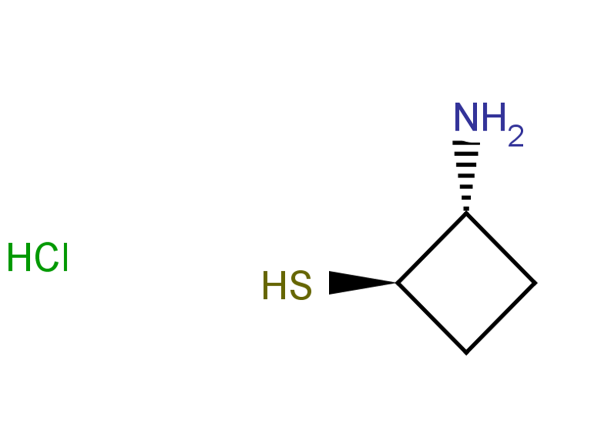 rac-(1R,2R)-2-aminocyclobutane-1-thiol hydrochloride, trans