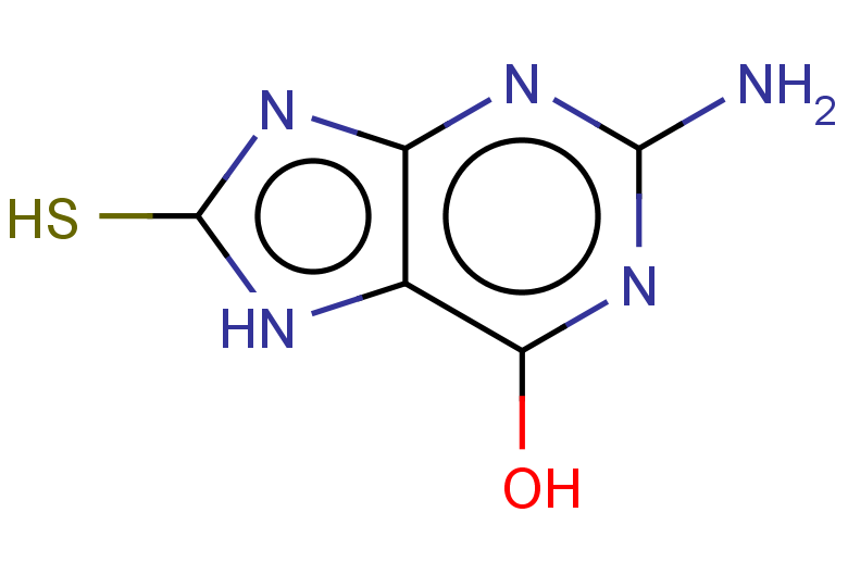 2-amino-8-sulfanyl-7H-purin-6-ol