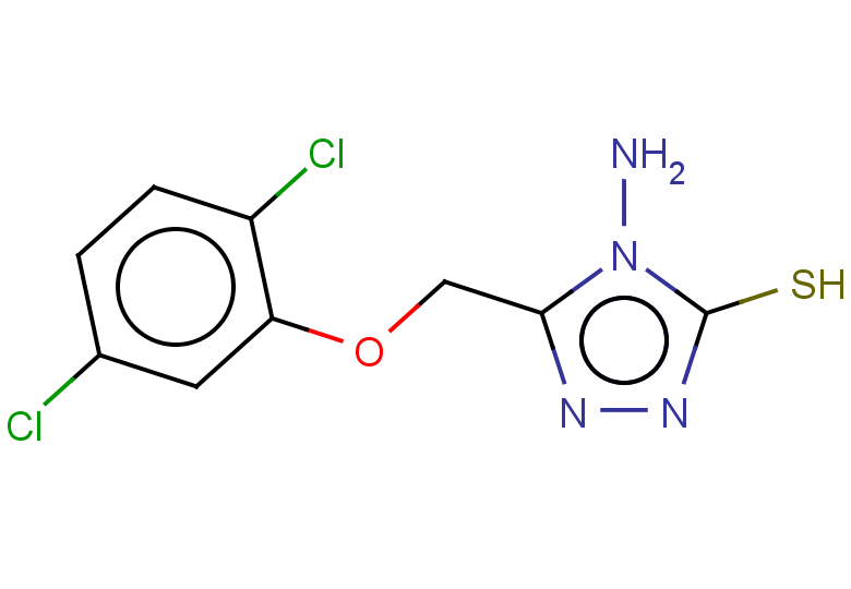 4-amino-5-(2,5-dichlorophenoxymethyl)-4H-1,2,4-triazole-3-thiol