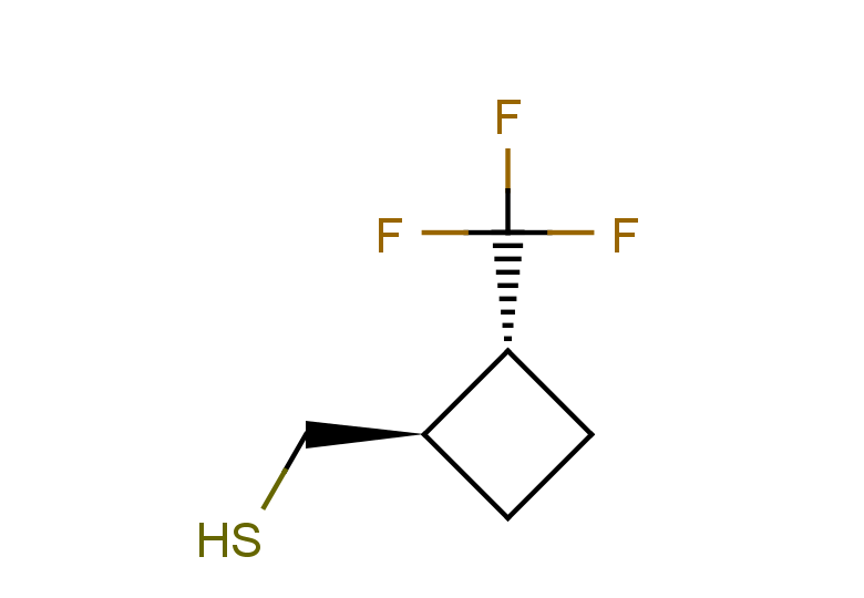rac-[(1R,2R)-2-(trifluoromethyl)cyclobutyl]methanethiol, trans