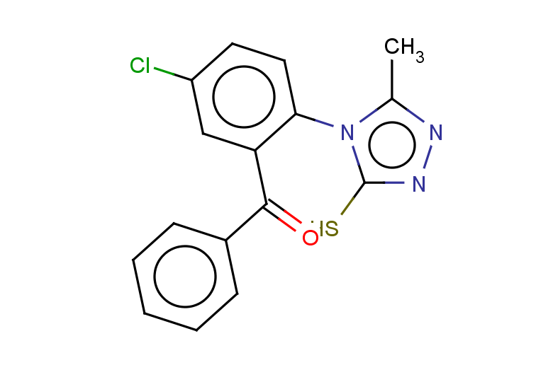 4-(2-benzoyl-4-chlorophenyl)-5-methyl-4H-1,2,4-triazole-3-thiol