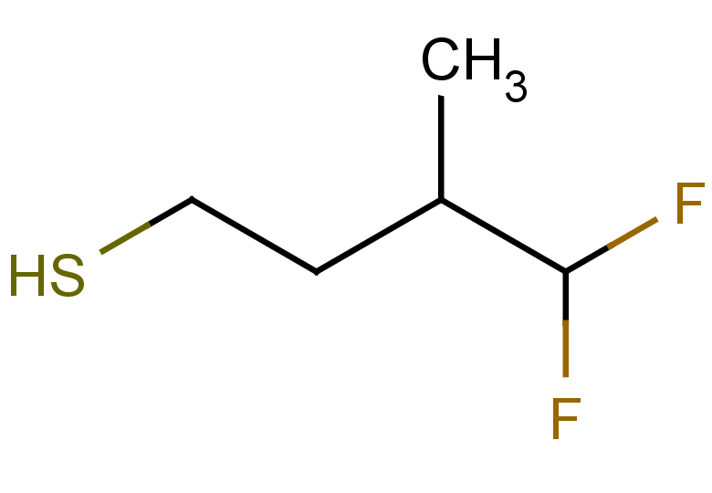 4,4-difluoro-3-methylbutane-1-thiol