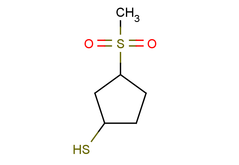 3-methanesulfonylcyclopentane-1-thiol