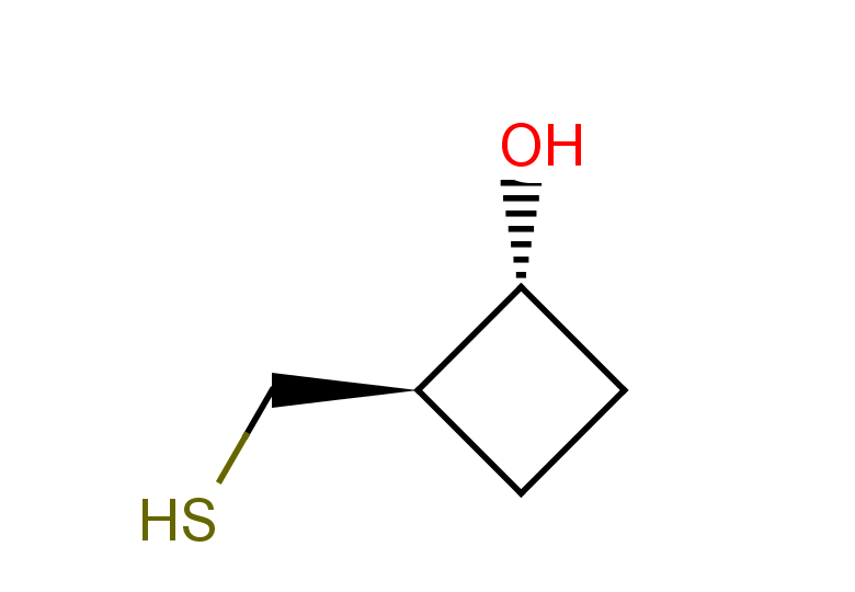 rac-(1R,2R)-2-(sulfanylmethyl)cyclobutan-1-ol, trans