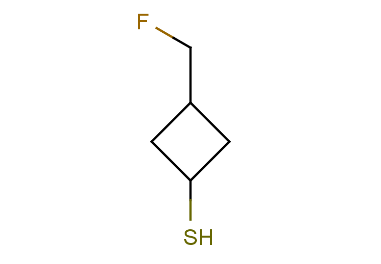 3-(fluoromethyl)cyclobutane-1-thiol, Mixture of diastereomers