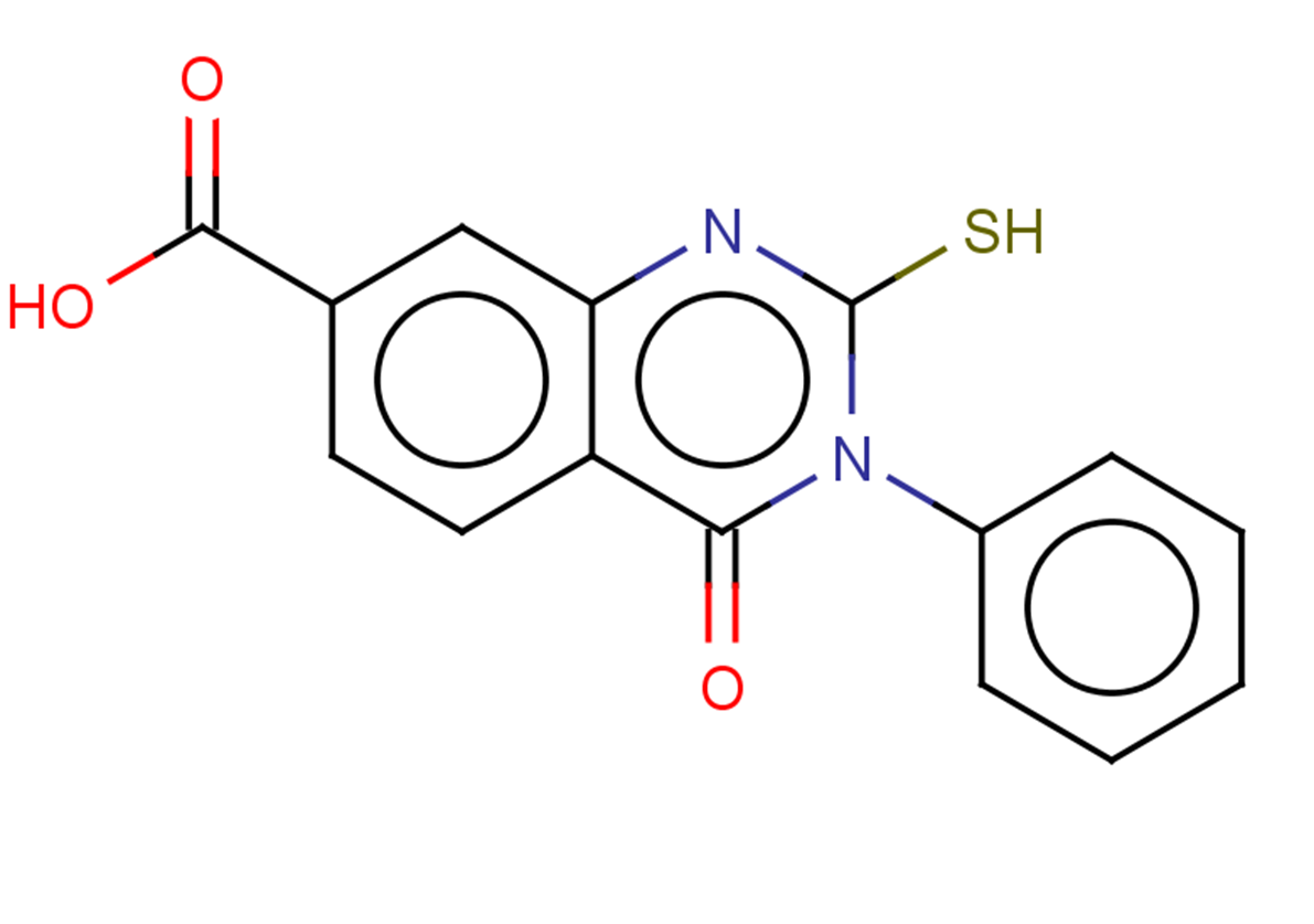 4-oxo-3-phenyl-2-sulfanyl-3,4-dihydroquinazoline-7-carboxylic acid
