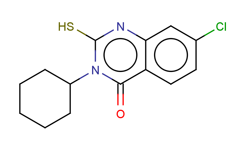 7-chloro-3-cyclohexyl-2-sulfanyl-3,4-dihydroquinazolin-4-one