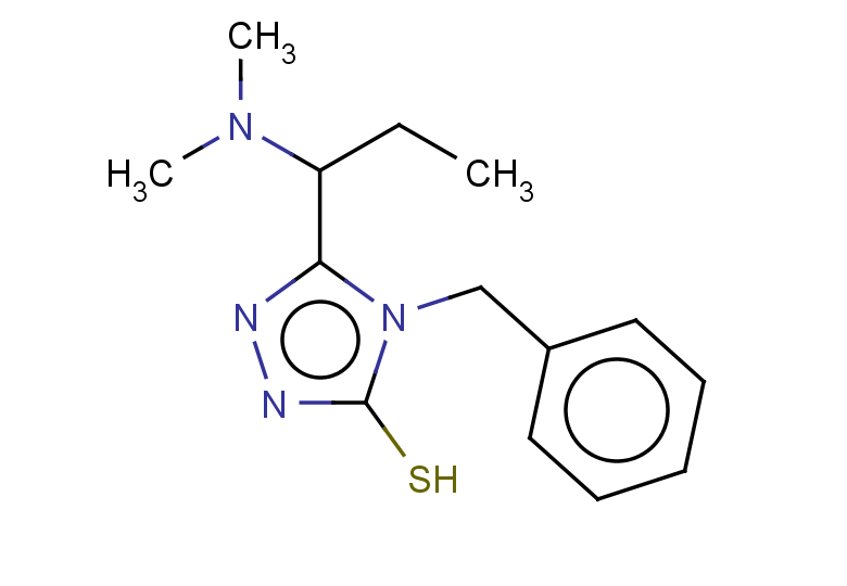 4-benzyl-5-[1-(dimethylamino)propyl]-4H-1,2,4-triazole-3-thiol