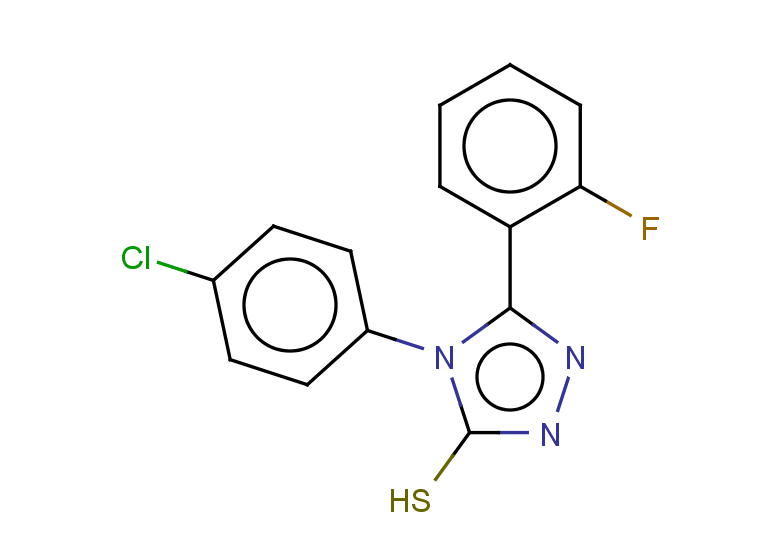 4-(4-chlorophenyl)-5-(2-fluorophenyl)-4H-1,2,4-triazole-3-thiol