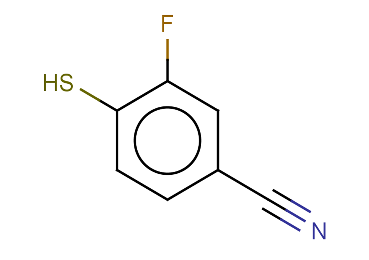 3-fluoro-4-sulfanylbenzonitrile