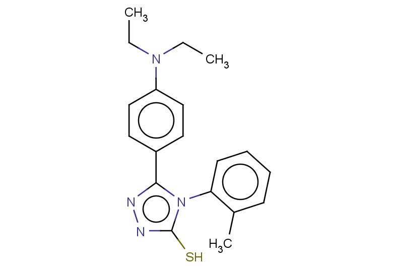 5-[4-(diethylamino)phenyl]-4-(2-methylphenyl)-4H-1,2,4-triazole-3-thiol