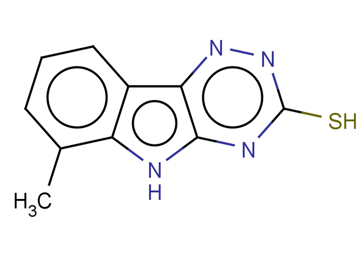 6-methyl-5H-[1,2,4]triazino[5,6-b]indole-3-thiol