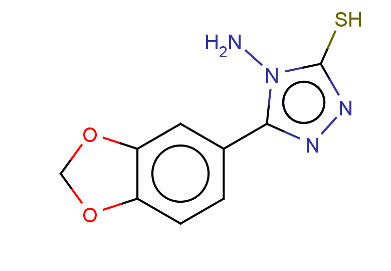 4-amino-5-(1,3-dioxaindan-5-yl)-4H-1,2,4-triazole-3-thiol