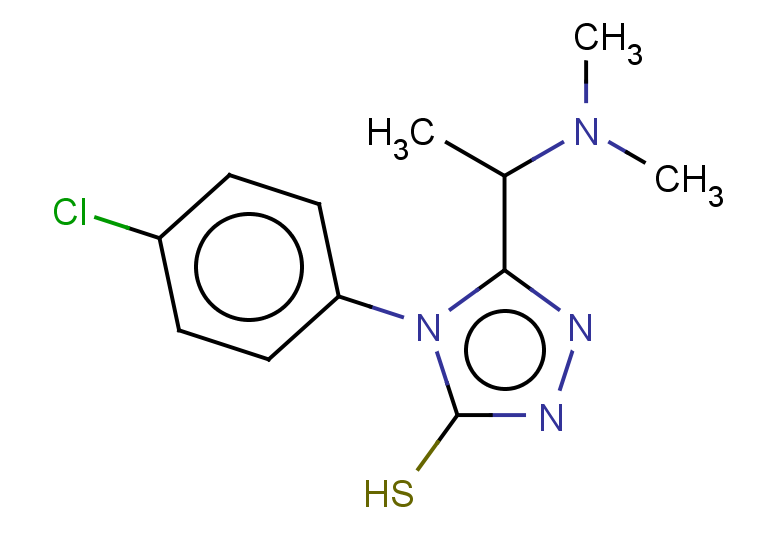 4-(4-chlorophenyl)-5-[1-(dimethylamino)ethyl]-4H-1,2,4-triazole-3-thiol