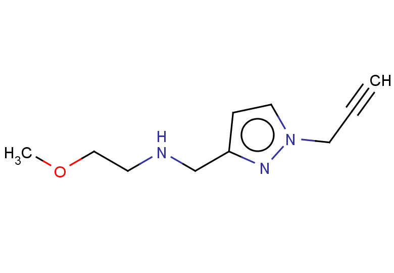 (2-methoxyethyl)({[1-(prop-2-yn-1-yl)-1H-pyrazol-3-yl]methyl})amine