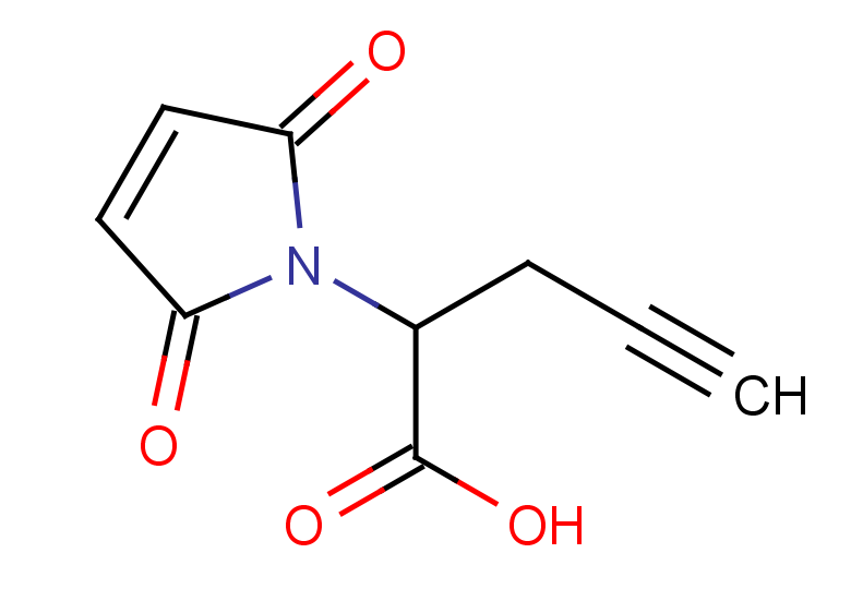 2-(2,5-dioxo-2,5-dihydro-1H-pyrrol-1-yl)pent-4-ynoic acid