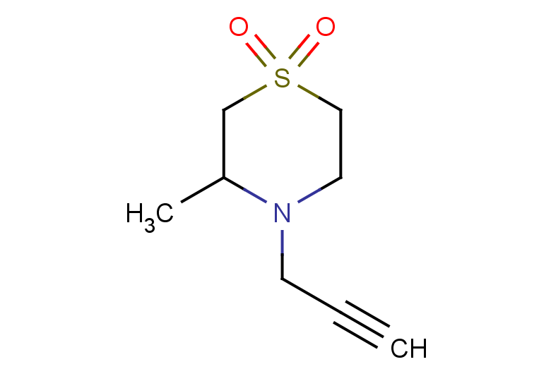 3-methyl-4-(prop-2-yn-1-yl)-1lambda6-thiomorpholine-1,1-dione