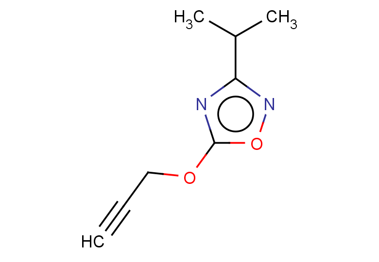 5-(prop-2-yn-1-yloxy)-3-(propan-2-yl)-1,2,4-oxadiazole